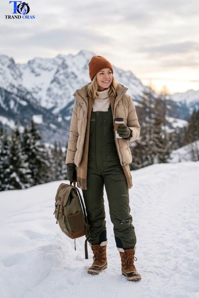 Insulated Overalls or Snow Pants for Extreme Cold