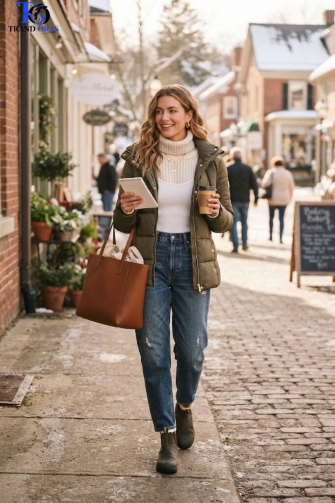Comfy Winter Outfits Ideas for Running Errands