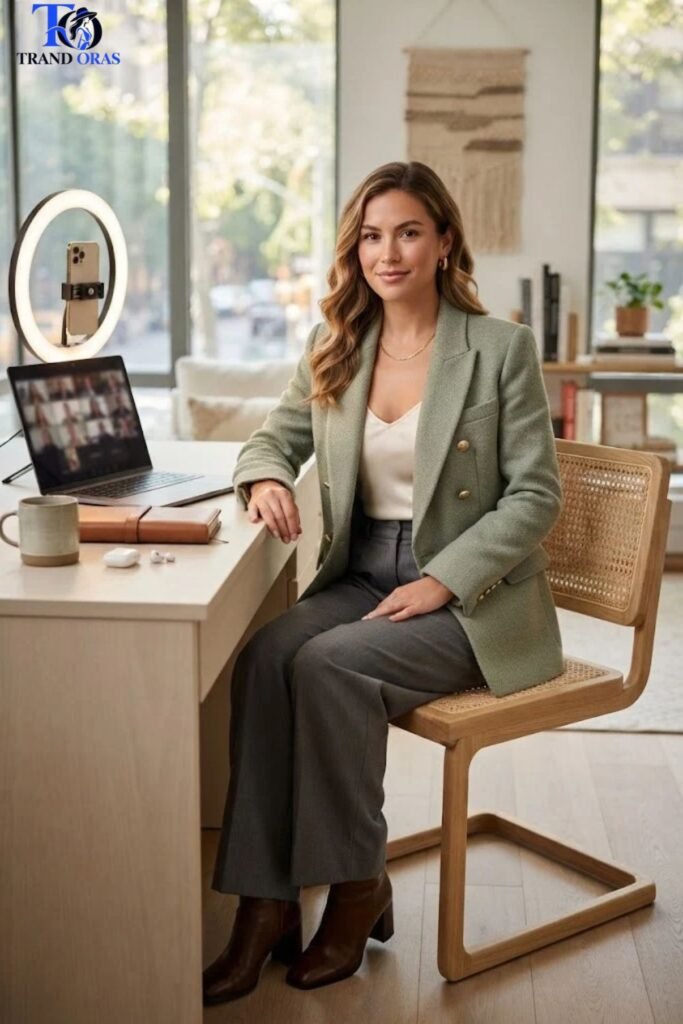 Hybrid Workday Outfit Built for Video Calls
