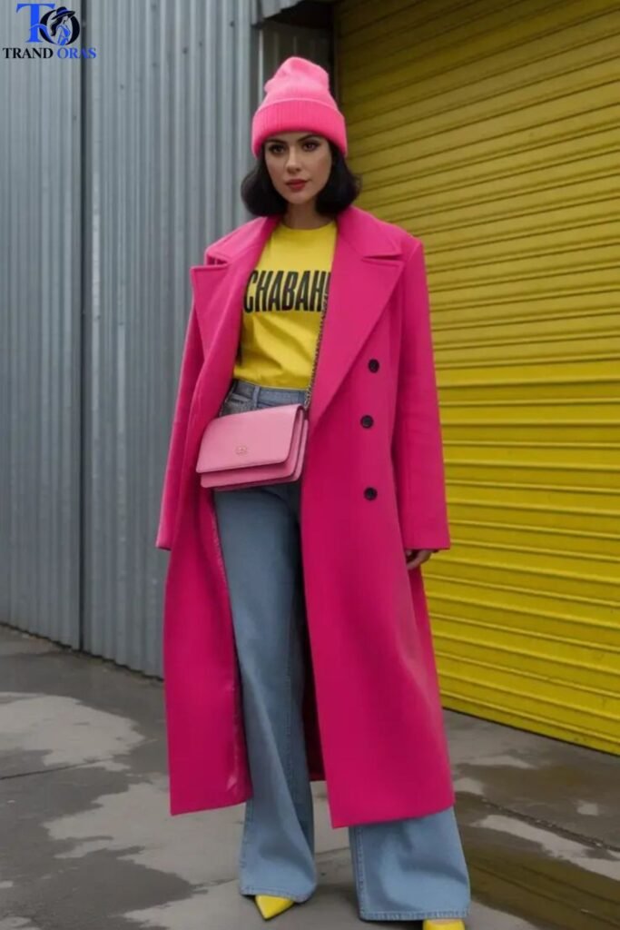 Y2K Inspired Layering With an Oversized Coat