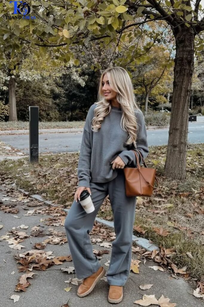 Matching Athleisure Set With Uggs