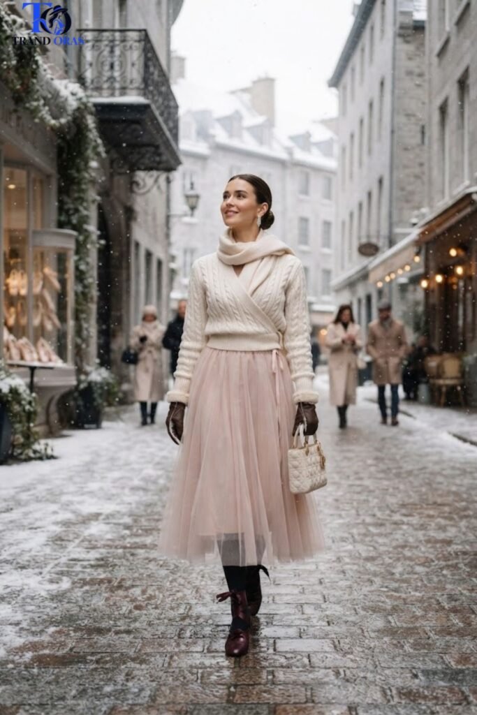 Balletcore Winter Aesthetic