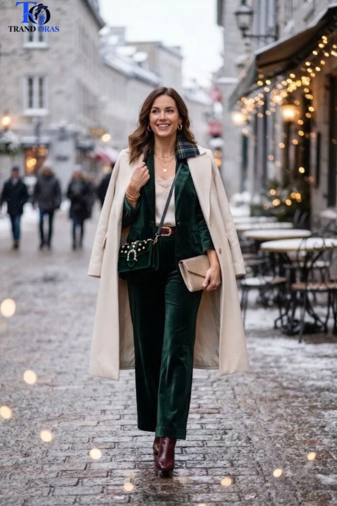 Dressing Up a Trendy Outfit for Winter Evenings and Holidays